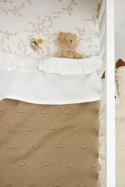 Meyco Ledikantlaken Ruffle Offwhite 100 x 150 cm