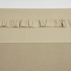 Meyco Ledikantlaken Ruffle Sand 100 x 150 cm