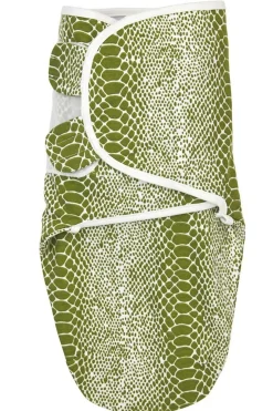 Meyco Swaddle Inbakerdoek Snake Avocado 4 tot 6 Maanden