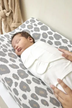 Meyco Swaddle Inbakerdoek Uni Off White 0 tot 3 Maanden