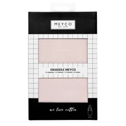 Meyco SwaddleMeyco Inbakerdoek Uni Lichtroze 4-6 mnd