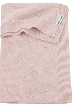 Meyco Wiegdeken Mini Knots Soft Pink 75x100cm