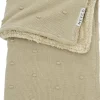 Meyco Wiegdeken Teddy Mini Knots Sand 75x100cm