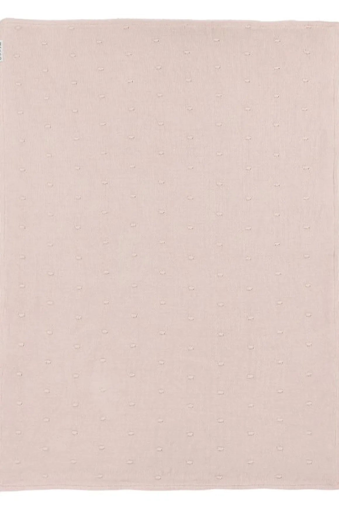 Meyco Wiegdeken Teddy Mini Knots Soft Pink 75x100cm