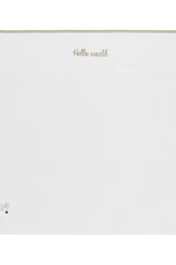 Meyco Wieglaken Hello World Sand 75 x 100 cm