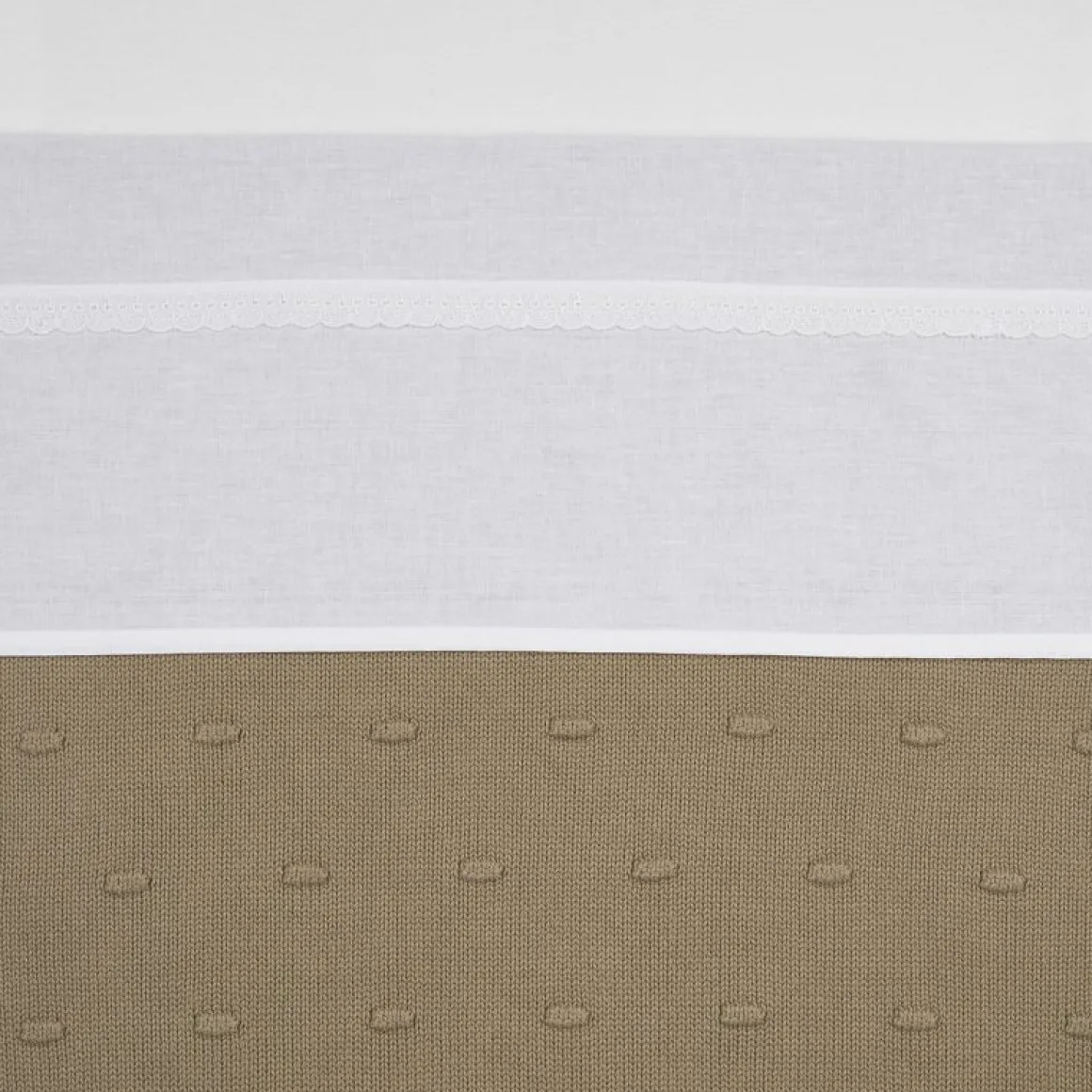 Meyco Wieglaken Lace White 75 x 100 cm