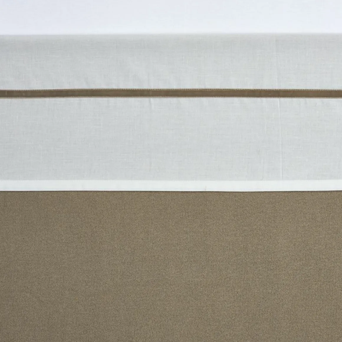 Meyco Wieglaken Velvet Bies 75 x 100 cm Taupe