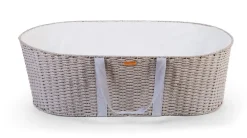 Moses Mand + Handvaten + Matras + Voering Grijs