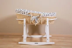 Moses Mand Naturel + Matras + Jersey Hoes Leopard