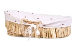 Moses Mand Raffia + Matras + Jersey Hoes Hartjes