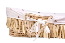 Moses Mand Raffia + Matras + Jersey Hoes Hartjes