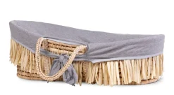 Moses Mand Raffia + Matras + Jersey Hoes Grijs