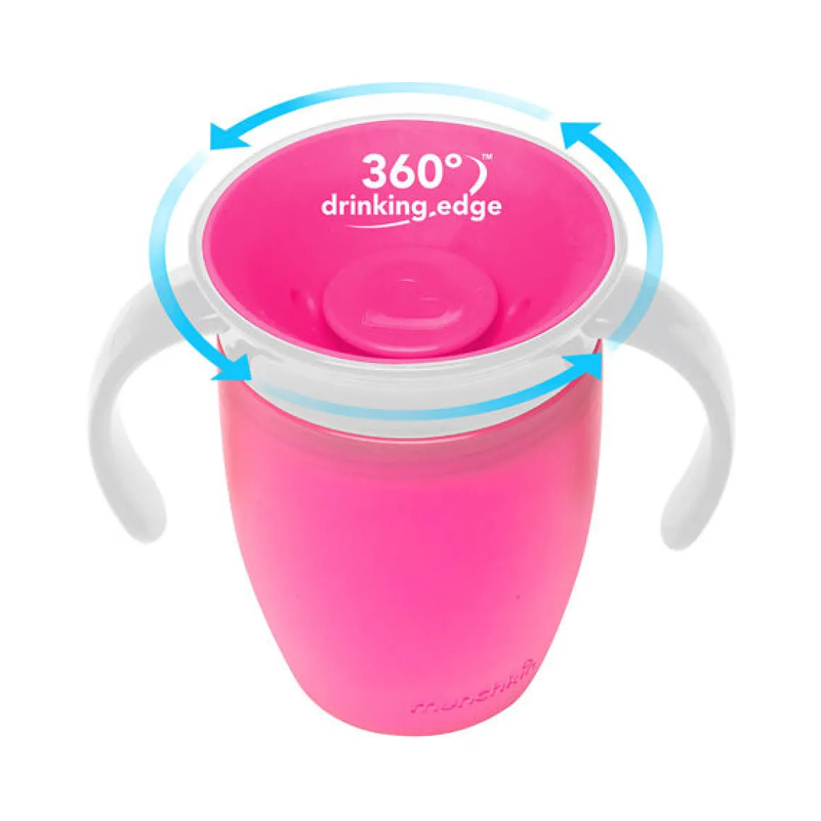 Munchkin Miracle 360° Oefenbeker Roze Set 2 Stuks