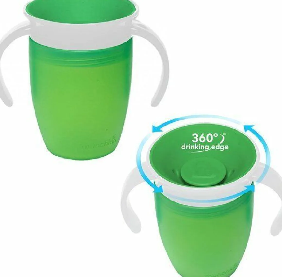Munchkin Miracle 360° Oefenbeker Groen Set 2 Stuks