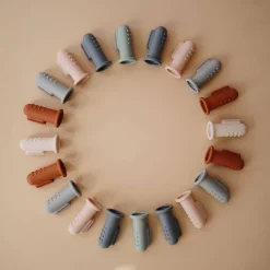 Mushie Baby Tandenborstel Shifting Sand/Blush