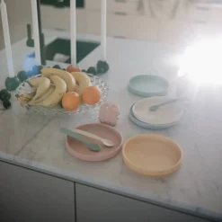 Mushie Klassiek Siliconen Bord Ivory