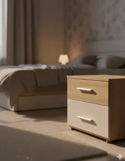 Nachtkastje Martina Eiken Wit