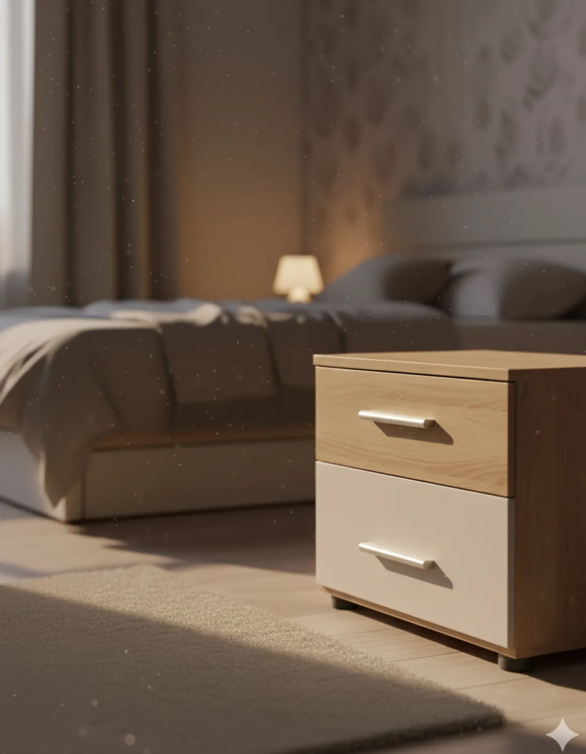 Nachtkastje Martina Eiken Wit