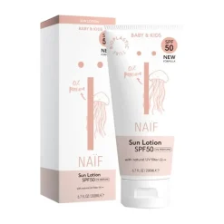 Naïf Zonnebrand Lotion Voor Baby En Kids SPF50 Parfumvrij 200 ml