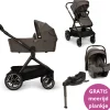Nuna Kinderwagen 3 in 1 DEMI™ next Thunder + Autostoel PIPA™ next + Nuna Base CURV