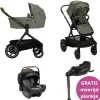 Nuna Kinderwagen 3 in 1 DEMI™ next Pine + Autostoel PIPA™ next + Nuna Base CURV
