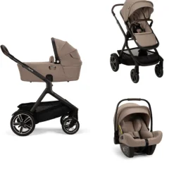 Nuna Kinderwagen 3 in 1 DEMI™ next Cedar + Autostoel PIPA™ next