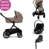 Nuna Kinderwagen 3 in 1 DEMI™ next Cedar + Autostoel Cloud T I Size + Cybex Draaibare Base T