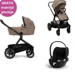 Nuna Kinderwagen 3 in 1 DEMI™ next Cedar + Autostoel Cloud T I Size