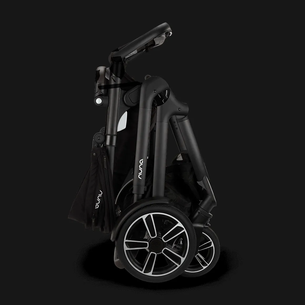 Nuna Kinderwagen 3 in 1 DEMI™ next Caviar + Autostoel Cloud T I Size + Cybex Draaibare Base T