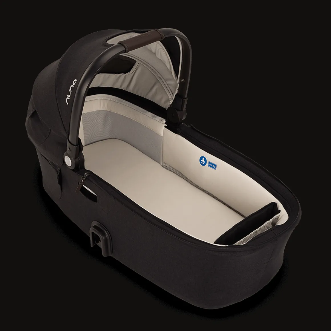 Nuna Kinderwagen 3 in 1 DEMI™ next Caviar + Autostoel Cloud T I Size + Cybex Draaibare Base T