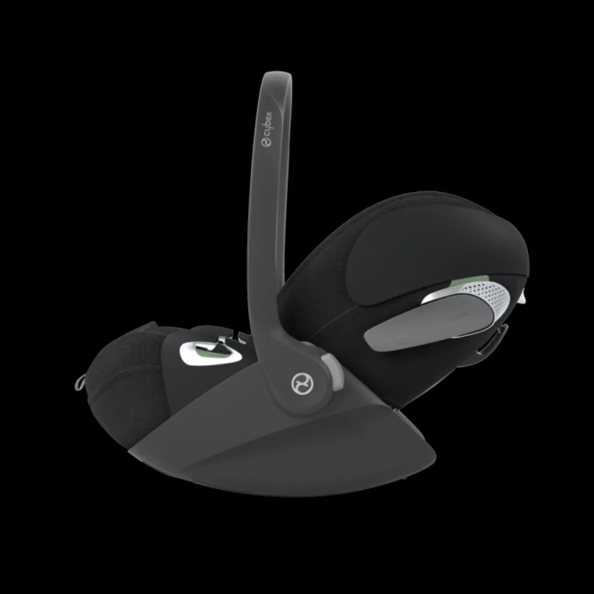 Nuna Kinderwagen 3 in 1 DEMI™ next Caviar + Autostoel Cloud T I Size + Cybex Draaibare Base T