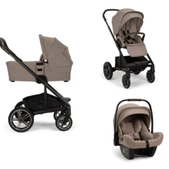 Nuna Kinderwagen 3 in 1 MIXX™ next Cedar + Autostoel PIPA™ next