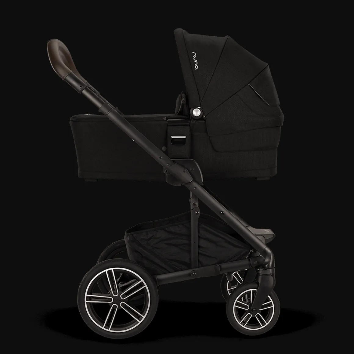 Nuna Kinderwagen 4 in 1 MIXX™ next Caviar + Autostoel PIPA™ next + Nuna 360° base