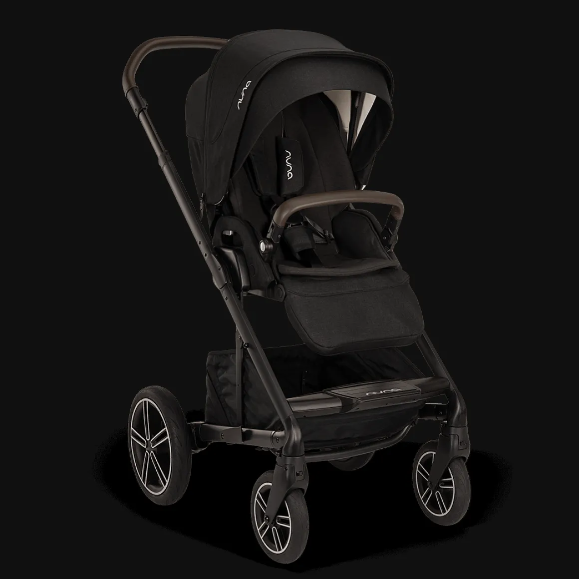 Nuna Kinderwagen 4 in 1 MIXX™ next Caviar + Autostoel PIPA™ next + Nuna 360° base