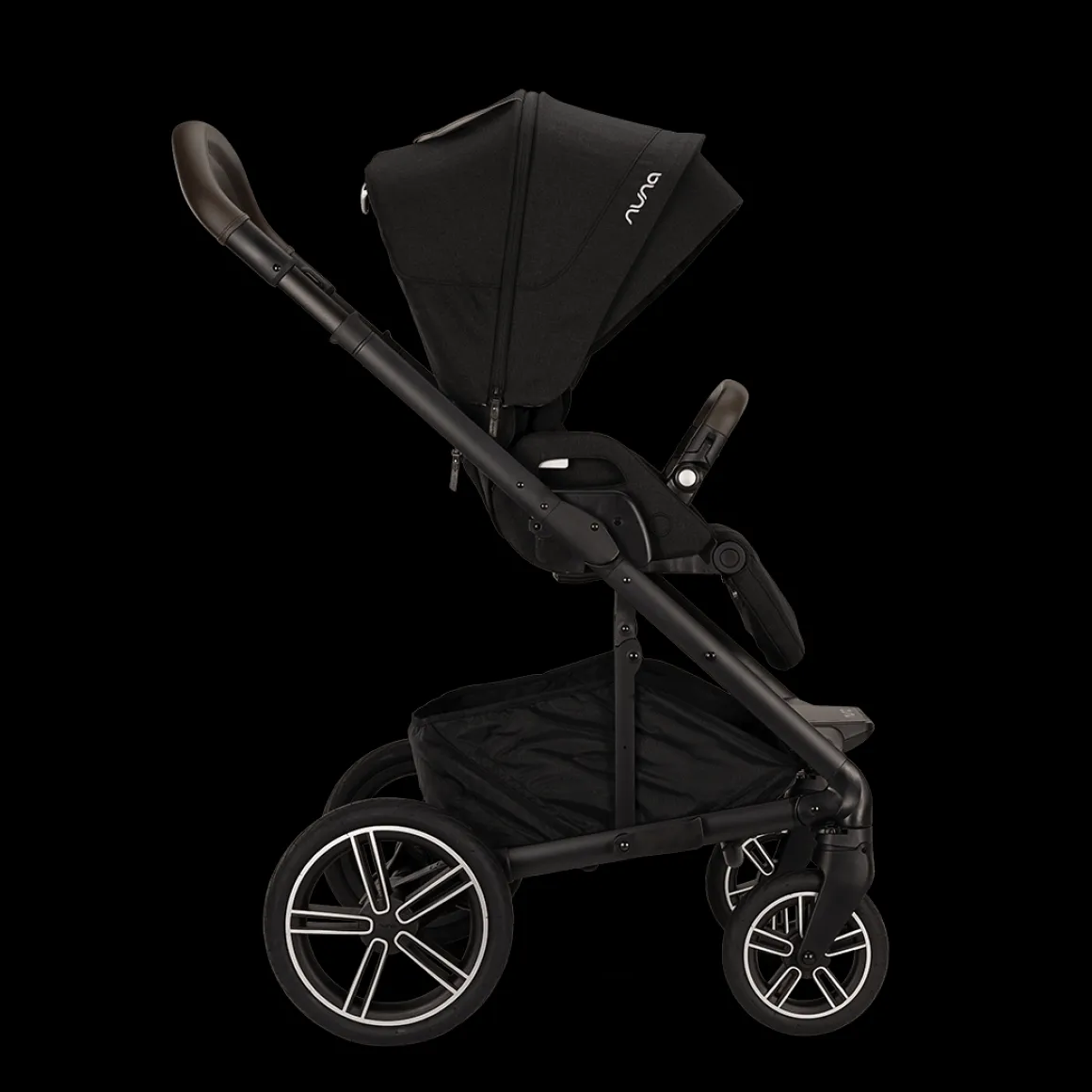 Nuna Kinderwagen 4 in 1 MIXX™ next Caviar + Autostoel PIPA™ next + Nuna 360° base