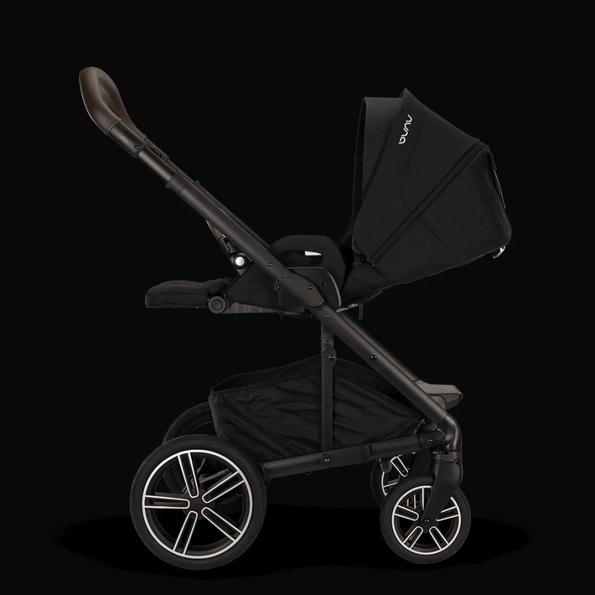 Nuna Kinderwagen 4 in 1 MIXX™ next Caviar + Autostoel PIPA™ next + Nuna 360° base
