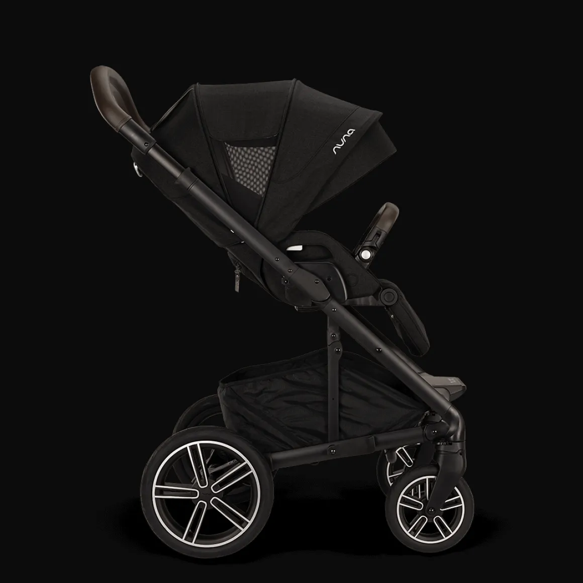Nuna Kinderwagen 4 in 1 MIXX™ next Caviar + Autostoel PIPA™ next + Nuna 360° base