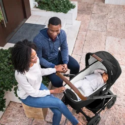 Nuna MIXX™ next Reiswieg Caviar (Leather Handle Chocolate)