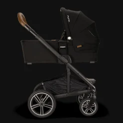 Nuna MIXX™ next Reiswieg Caviar (Leather Handle Chocolate)