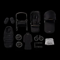 Nuna TRIV™ lx Kinderwagen 3 in 1 Caviar + Autostoel PIPA™ next + Isofix 360° Base Next