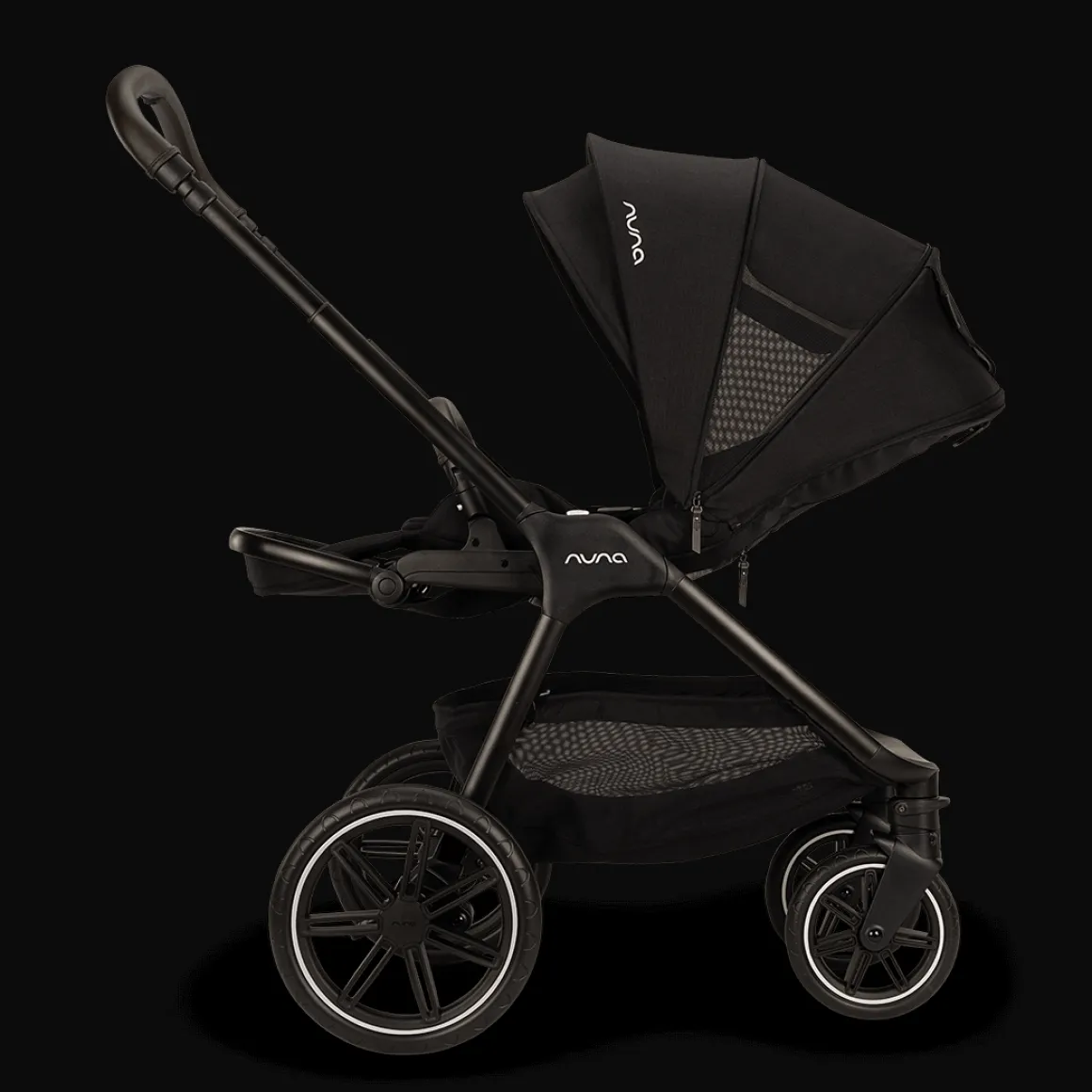 Nuna TRIV™ lx Kinderwagen 3 in 1 Caviar + Autostoel PIPA™ next + Isofix 360° Base Next
