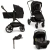 Nuna TRIV™ lx Kinderwagen 3 in 1 Caviar + Autostoel PIPA™ next + BASE™ curv