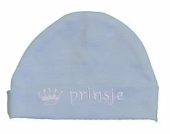 Petit Villain Baby Muts Prinsje Blauw