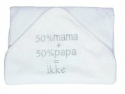 Petit Villain Badcape 50% Mama + 50% Papa = Ikke Wit