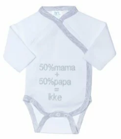 Petit Villain Kleding Set 50% Mama 50% Papa 4-Delig