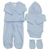 Petit Villain Newborn Giftset 5 delig Blauw