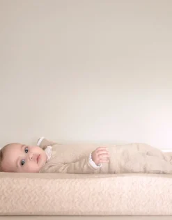 Poetree Kids Aankleedkussenhoes Chevron Light Camel