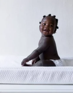 Poetree Kids Aankleedkussenhoes Chevron White