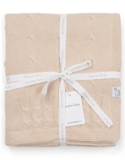 Poetree Kids Gevoerde Ledikant Deken Chamonix Sand/Camel 100x135cm