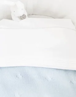 Poetree Kids Gevoerde Ledikant Deken Chamonix Blue 100x135cm